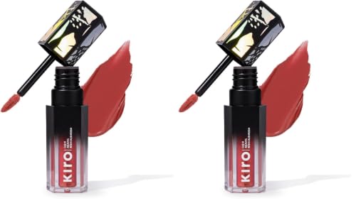 Image of Kiro Velvet Souffle Soft Matte Liquid Lipstick - Hazelnut Crush, 5ml | Hydrating, Weightless Mousse Texture | High-Pigment, Long-Lasting Matte Finish (Pack of 2)