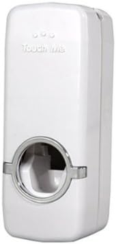 BestOfferBuy Automatic Auto Toothpaste Dispenser + Brush Holder White
