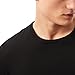 Lacoste Men's 100% Cotton Slim Fit Crew Neck Undershirt, 3-Pack, Black, X-Large