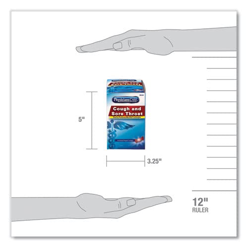 Physicianscare Cough And Sore Throat, Cherry Menthol Lozenges, 50 Individually Wrapped Per Box #TOP3