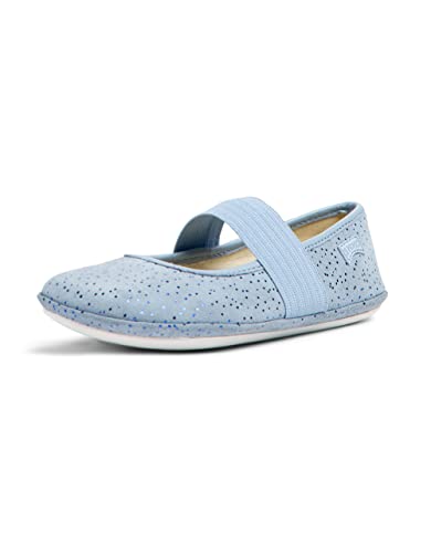 CAMPER Mädchen Right Kids-80025 Ballet Flat, Blau, 33 EU