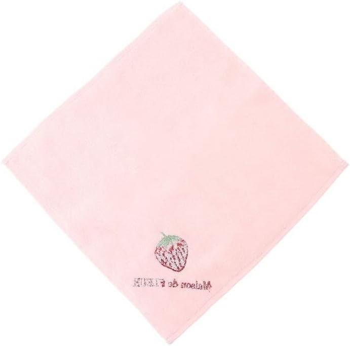 Amazon.co.jp: Maison de FLEUR(メゾン ド フルール) イチゴ刺繍タオル