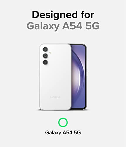 Image of Ringke Fusion Matte Compatible with Samsung Galaxy A54 5G Case Cover Anti Fingerprint Hard Back Soft TPU Bumper Scratch Resistant Natural Form Samsung A54 Back Cover - Matte Clear