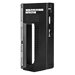 Wall Scanner Metal Detector, Adjustable Alert Pipe Power Wall Stud Finder Metal Detector for Adults, AC Wire Wpp123 Plastic High Sensitivity Black