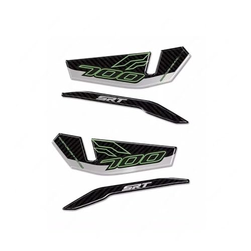 Autocollant réservoir QJ Motor SRT 700 2024 protection latérale kit adhésif moto anti-rayure