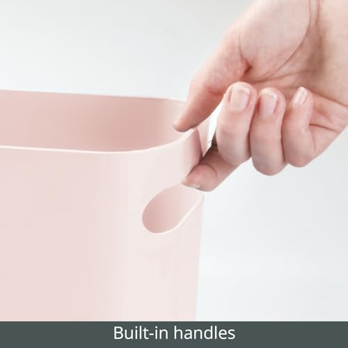 Mdesign 05015MDBST Plastic Slim Large 2.5 Gallon Trash Can Wastebasket thumb #4