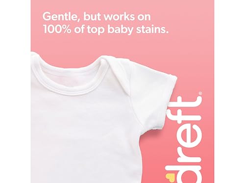Dreft Stage 1 Newborn Baby Liquid Laundry Detergent, Gentle on Sensitive Skin, HE Compatible, 64 loads