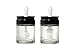 Glass Honey Pot With Dipper And Glass Oil Jar With Silicone Basting Brush - 2 Piece Set - 110mL/3.75oz
