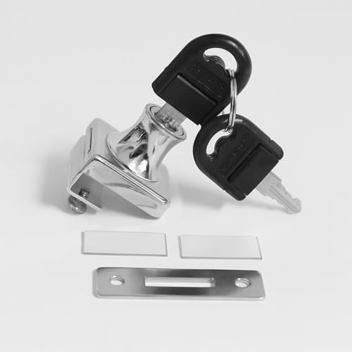 Cam Dayanıklı Metal 1 Adet Kilidi Kare Krom Cam Kapak Emniyet Kilidi Güvenli Kilit Sistem Çekmece