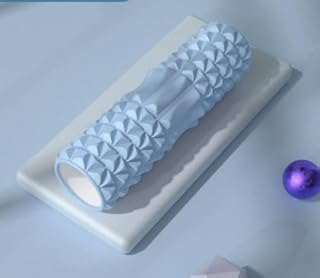 Rodillo de espuma fuerte, masajeador ligero de tejido profundo de densidad media para masaje, yoga, gimnasio