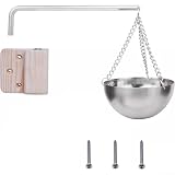Edelstahl-Sauna für Aromaschale mit integrierter Drehkette für gleichmäßige Aromatherapie-Diffusion