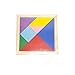 TLDSHOP® TANGRAM Puzzle in Legno Rompicapo Puzzle educativo per Lo Sviluppo intellettuale e abilità motorie per anni 3+ - PZ 1 (Medium)