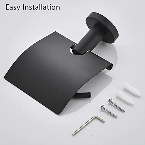 CASEWIND Porta carta igienica nero, portarotolo