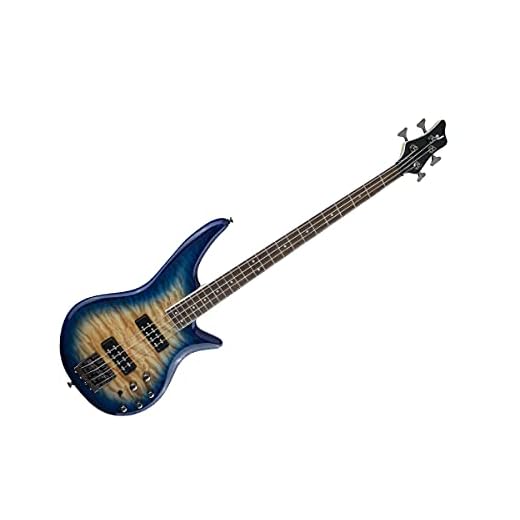 Jackson JS Series Spectra JS3Q Bass Guitar (Amber Blue Burst)