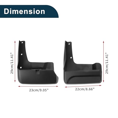 Image of Mud Flaps Splash Guards for Toyota Sienna SE 2016-2019 Front & Rear Mud Guards W /Mount Accessories
