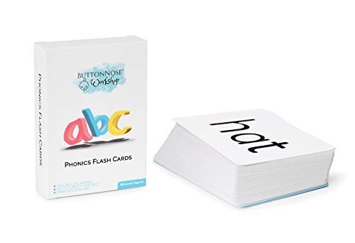 Phonics Flash Cards - Level 1 Introduction to Reading - Three letter words - Preschool flash cards - Early Reading for Montessori parents, homeschoolers, teachers, of pre-K and kindergarten children