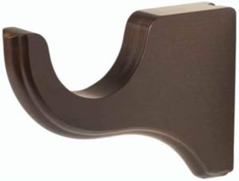 Kirsch Wood Trends Classics 3 1/2" Return Bracket for 2" pole, Coffee (MPN# 5503EG841)