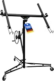 LOPREX® Plattenheber Trockenbau - Plattenlift bis 325cm und 68kg - 1- Mann Plattenlift für Rigipsplatten - für Decken und Wände