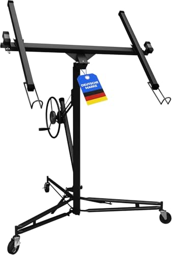 LOPREX® Plattenheber Trockenbau - Plattenlift bis 325cm und 68kg - 1- Mann Plattenlift für Rigipsplatten - für Decken und Wände
