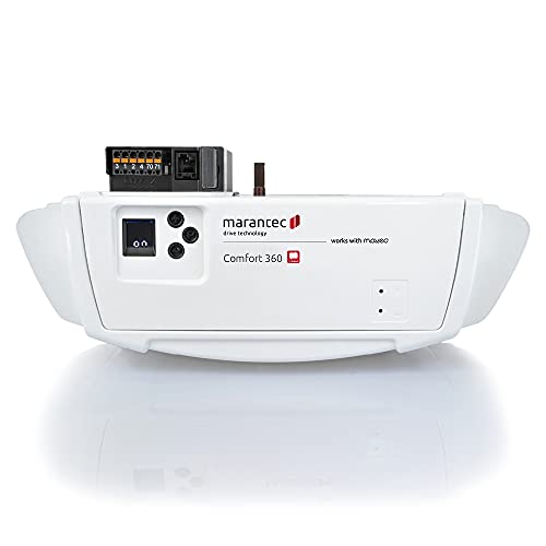 Marantec Comfort 360 Kit de motorisation électrique pour porte de garage avec 2 émetteurs manuels Blanc