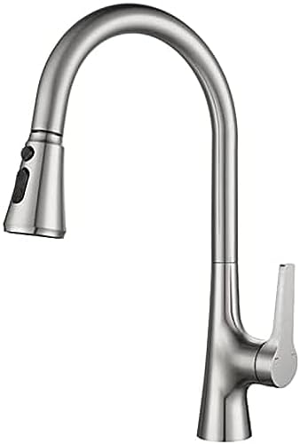 Mitigeur évier douchette noir orientable robinet cuisine eau chaude et froide