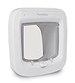 PetSafe Microchip Cat Flap, Battery Powered Pet Door, 4-Way Locking and Easy Installation, 2017 Version