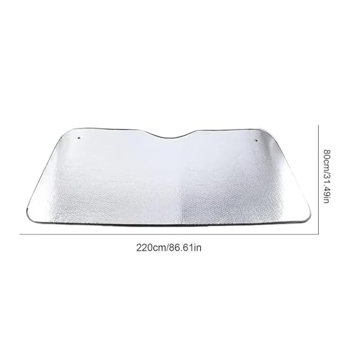 Pare-soleil pliable pour camion et pare-brise avant avec ventouses de fixation - 4