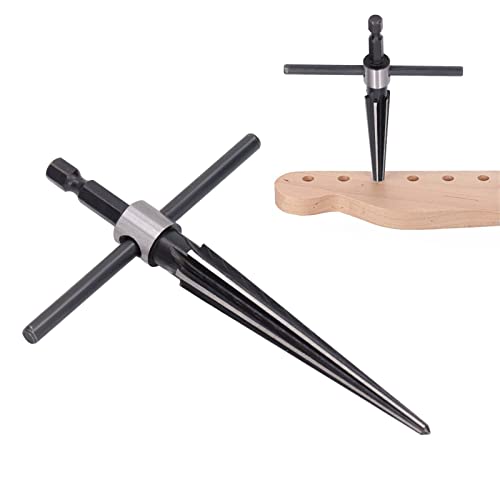 lvifloae tHandle Tapered Reamer Reamers for Metal The Handle Drilling Tool is Used for Conical Holes Chamfers and Screw Sinking Holes at The Top of Wooden Boards (Hexagonal Shank Taper Reamer 3-13mm)