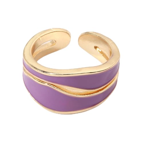 Image of SALTY Anti Tarnish Set of 8 Stack Finger Ring for Women | Adjustable Fancy Jewellery Design | Fashion Accessories for Girls | Minimal Jewelry | Ideal for Gifting | Gift for Diwali, Christmas, Marriage, Birthday