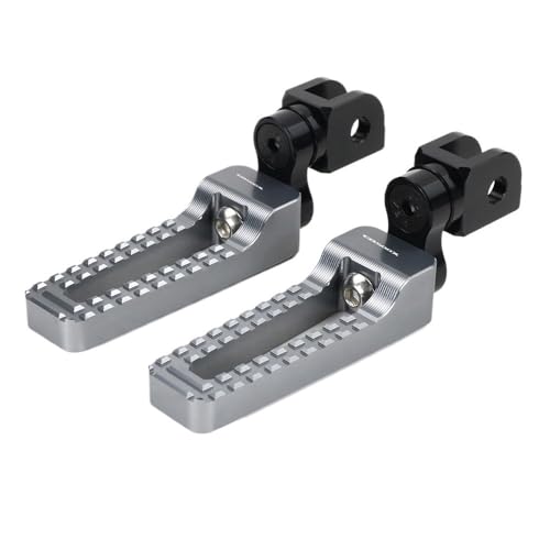 Repose-pieds avant réglables moto avec logo CB500X en alu Titanium