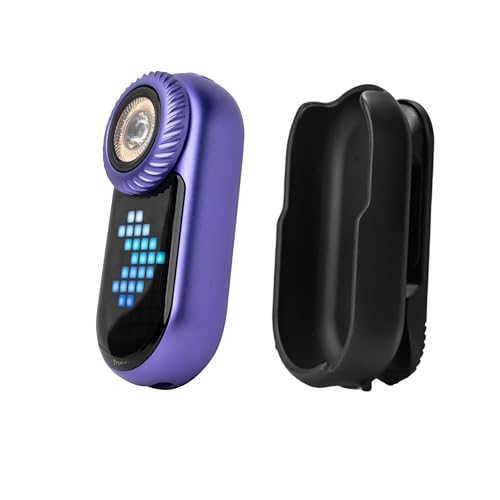 LOOPDOT Lampe Torche EDC Rechargeable (Avec DotClip) - Lampe LED Puissante et Compacte avec Écran Pixel RGB, Jeux Interactifs - Idée Cadeau Originale pour Enfants et Adultes - Pour Camping et Aventure