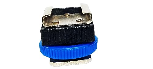 Image of Hanumex Premium Microphone LED Light Shoe Adapter Converter Universal Compatibility with Any Camcorder Featuring Multi Interface Shoe, Ideal for Attaching Microphones, Lights, and Accessories