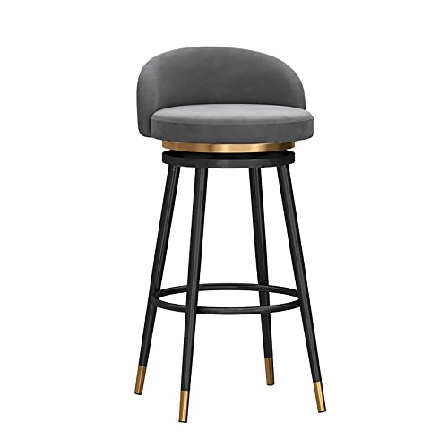 Tabourets de bar de cuisine de ferme gris pour vos repas conviviaux autour de l'îlot