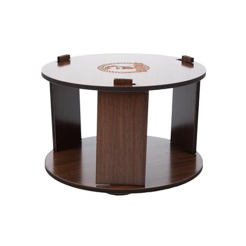 Distributeur de bandes de cou en bois lisse TOPBATHY pour barbier