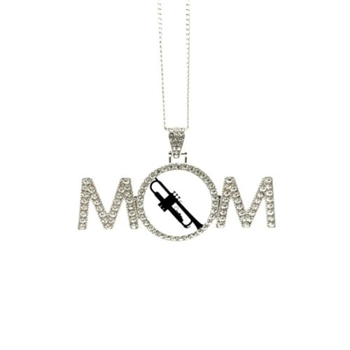 Collier corne de musique pour la Fête des Mères | Cadeau unique maman et mamie