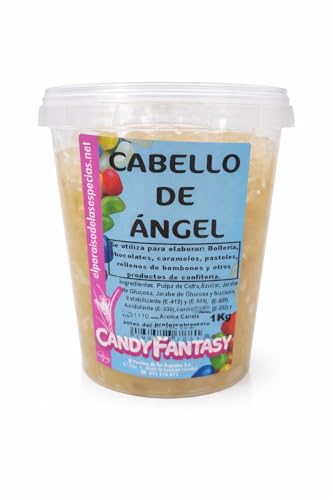 Cabello de Ángel 60° Brix – Dulce de Cidra para Repostería, Empanadillas, Hojaldres y Tartas – Relleno Tradicional – 1 Kg - El Paraíso de las Especias