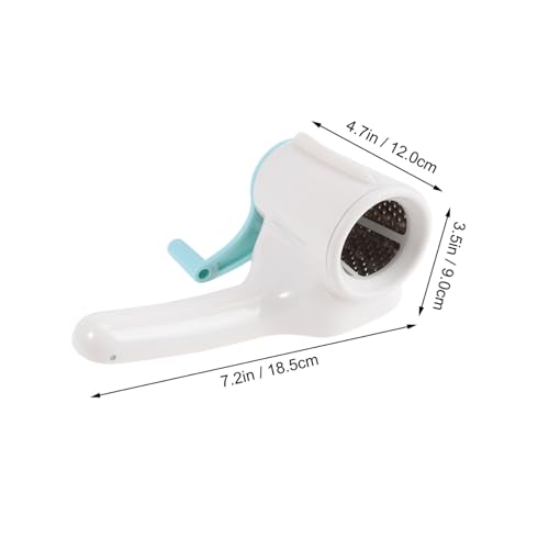 Rallador giratorio manual acero inoxidable blanco miniatura 2