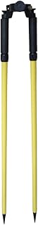 Aluminum Tripod Bipod Surveying Thumb Release for Prism Poles Surveying or GPS Poles of Total Station GPS, Yellow - CALIF INTERNATIONAL