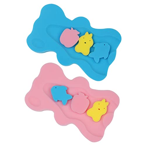 FOMIYES 2 Pçs Tapete De Banho Tapete Flutuante Banheira De Bebê Para Recém-Nascido Tapete De Banho P