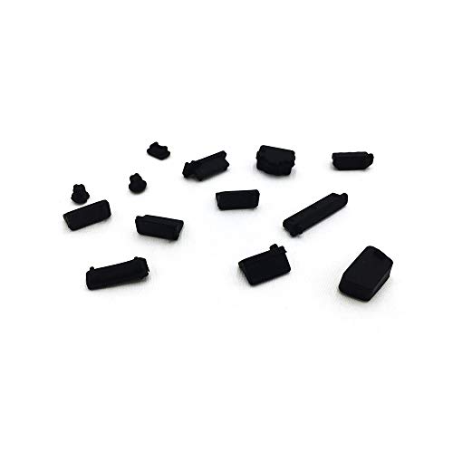 Andoer 13 unidades/conjunto de silicone antipoeira tampa tampa tampa laptop tampa poeira plug notebo