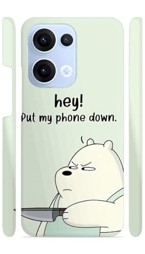 Image of Put My Phone Down Designer Printed Hard Back Cover for Oppo Reno 13 5G Attractive and Uniquely Crafted Smartphone Case