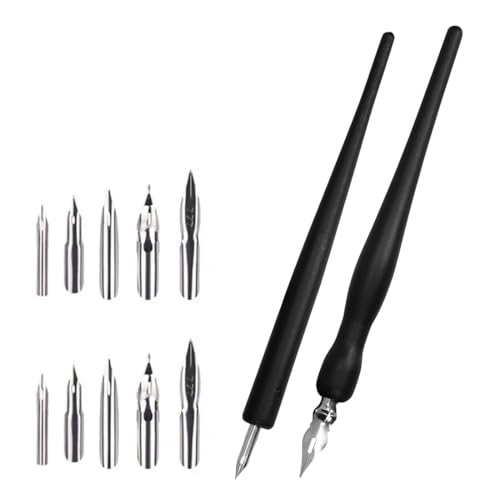 EIH1 China Comic Pen Set 2 Comic Pens Comic Pen Set vem com 10 penas, cinzento