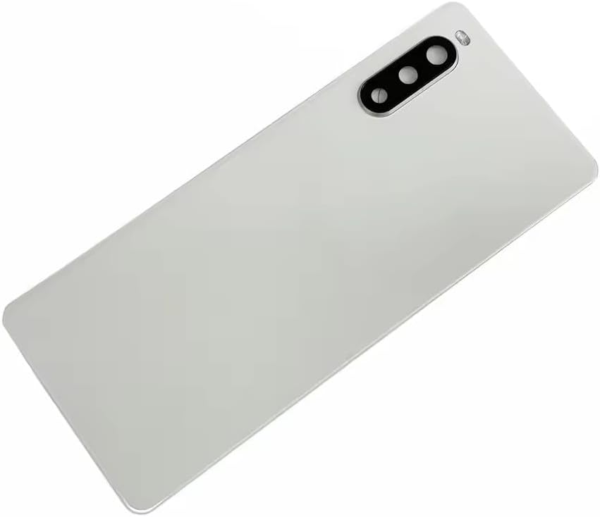 YOOOKOOO Compatible Rear Back Cover for Sony Xperia 10 II – Battery Door Housing Replacement Part (Black)