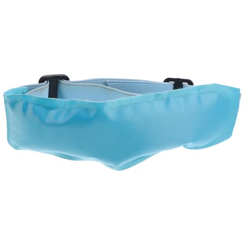 Générique Compresse de Glace Réutilisable Front Bandeau Rafraîchissant en Gel Froid et Chaud Tissu PVC Étanche Taille Adulte Soulagement Maux de Tête Usage Domestique Couleur Aléatoire