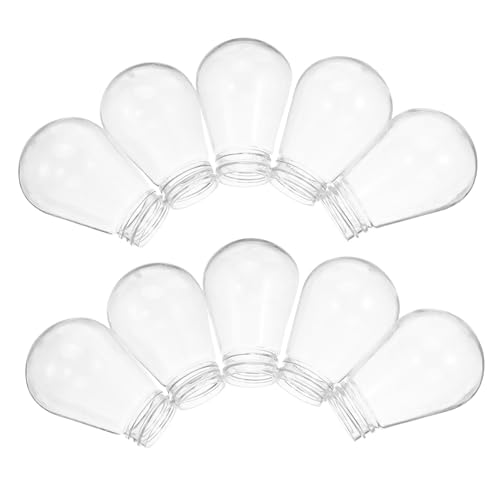ULTECHNOVO 30 Piezas Protectores de Bombilla Transparente para Luces de Cadena de Lámpara de Plástico Resistente para Decoración Interior y Exterior Compatible con Luces Festivas y Jardín