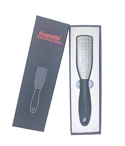 Kranette Dual Sided Stainless Steel Pedicure Foot File #TOP30