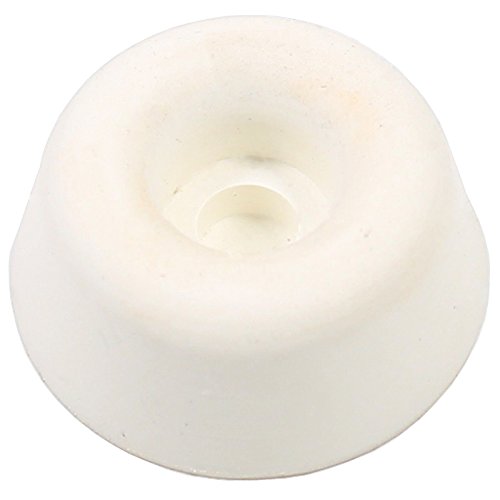 10x White Rubber Toilet Seat 19mm Buffer Pads