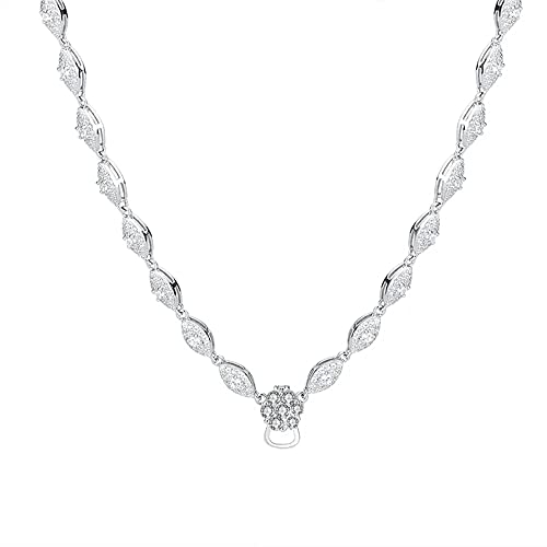 Collier diamant carbone 45 cm parfait pour sublimer vos tenues de bureau et de soirée