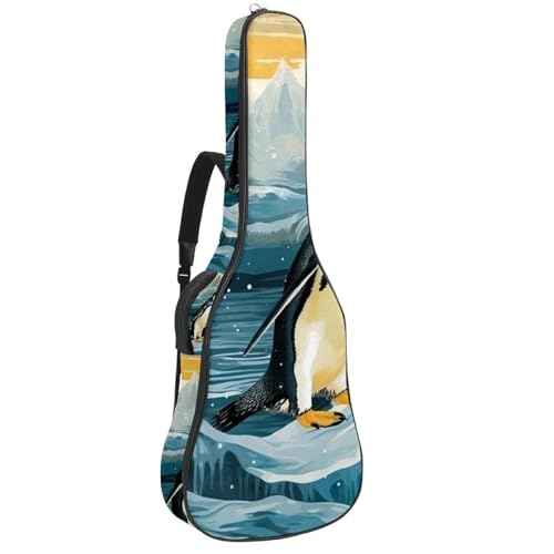 Sac de guitare étanche et anti-choc avec grand rangement multi-poches