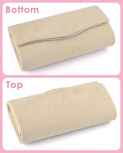 Image of TINDTOP Clutch Purses for Women, Formal Evening Bags Suede Shoulder Envelope Party Handbags Wedding Cocktail Prom Clutches